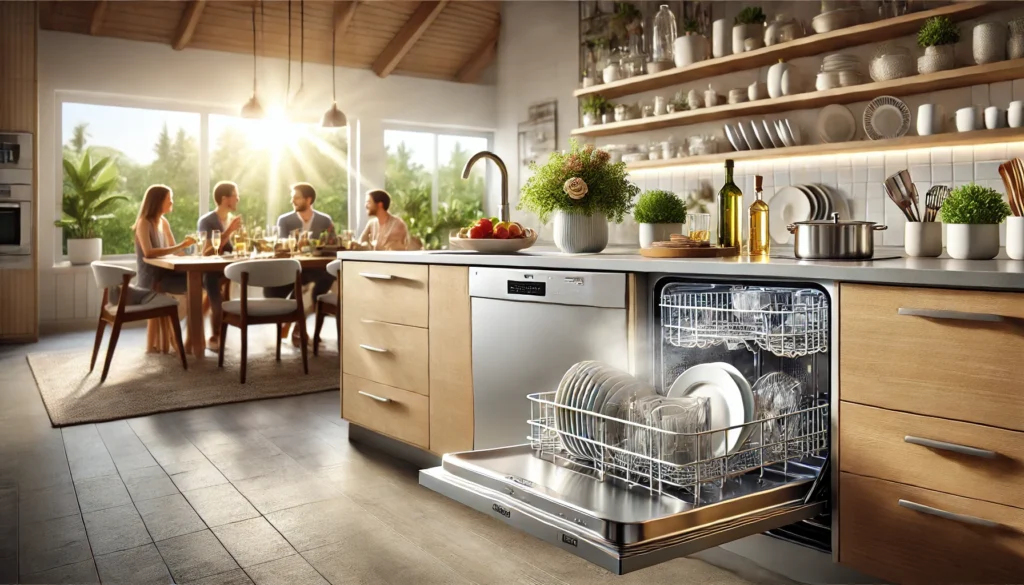 Easy Cleanup Features: Spend More Time with Guests, Less Time Scrubbing with a Dishwasher